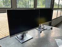 Hp e243 computer monitor (2x) - afbeelding 1 van  4