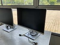 Hp e243 computer monitor (2x) - afbeelding 2 van  4