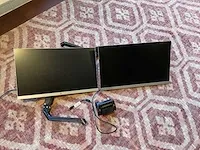 Hp e243 monitor (2x) - afbeelding 1 van  5