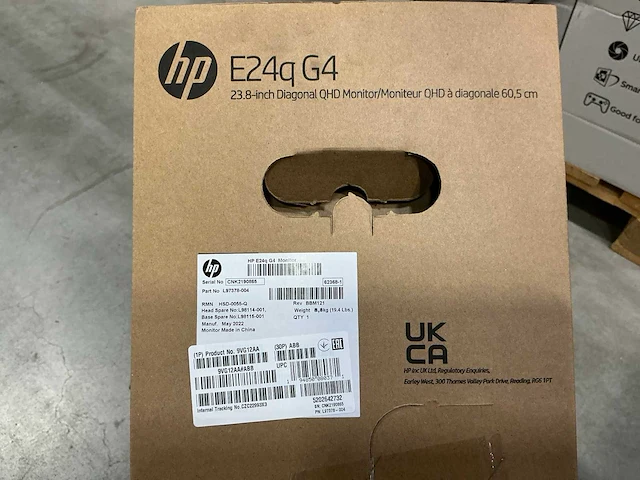 Hp e24q g4 23.8-inch diagonal qhd monitor - afbeelding 2 van  2