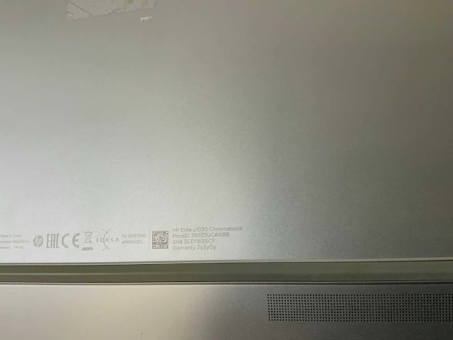 Hp elite c1030 13”, core i7 10th gen, 16 gb ram, 128 gb ssd chromebook - afbeelding 7 van  7
