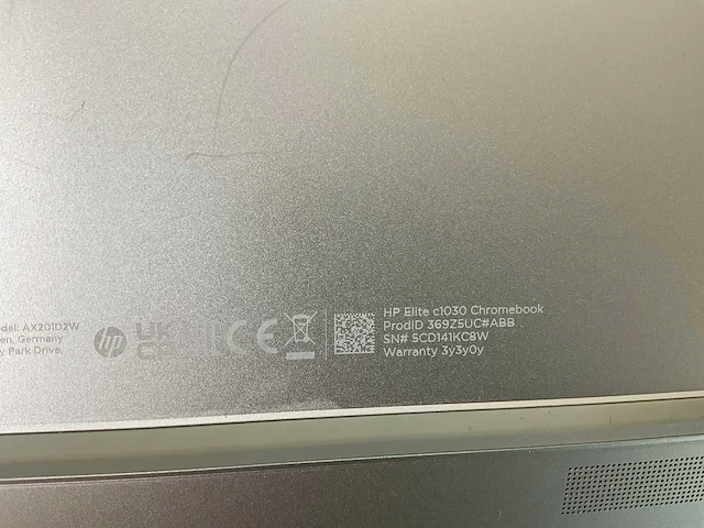 Hp elite c1030 13.3”, core(tm) i7 10th gen, 16 gb ram, 128 gb ssd touchscreen chromebook - afbeelding 7 van  7