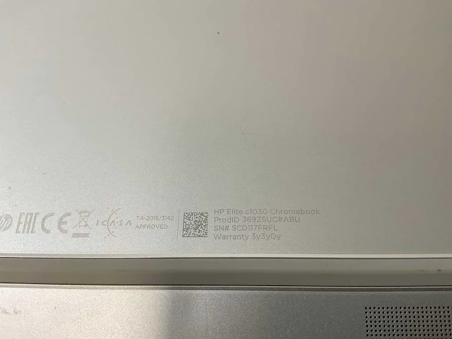 Hp elite c1030 13.3”, core(tm) i7 10th gen, 16 gb ram, 128 gb ssd touchscreen chromebook - afbeelding 7 van  7