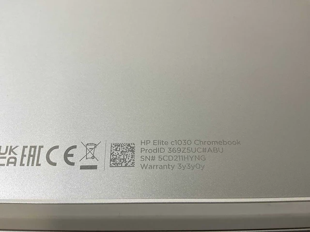 Hp elite c1030 13.3”, core(tm) i7 10th gen, 16 gb ram, 128 gb ssd touchscreen chromebook - afbeelding 7 van  7