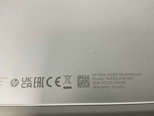 Hp elite c1030 13.3”, core(tm) i7 10th gen, 16 gb ram, 128 gb ssd touchscreen chromebook - afbeelding 7 van  7