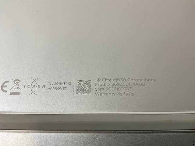 Hp elite c1030 13.3”, core(tm) i7 10th gen, 16 gb ram, 128 gb ssd touchscreen chromebook - afbeelding 7 van  7