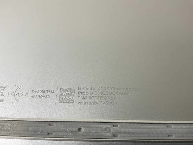 Hp elite c1030 13.3”, core(tm) i7 10th gen, 16 gb ram, 128 gb ssd touchscreen chromebook - afbeelding 7 van  7