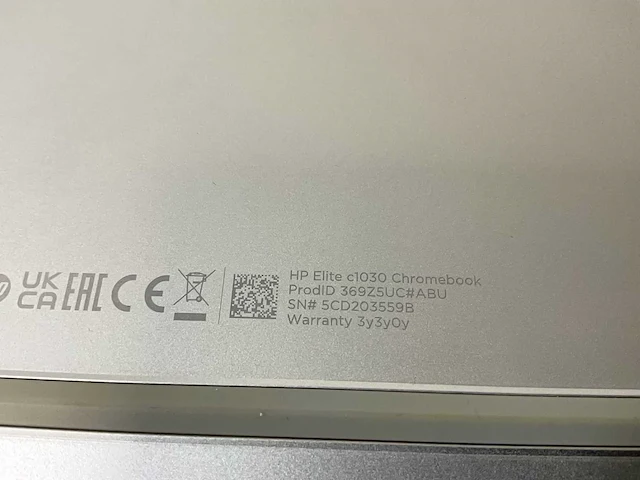 Hp elite c1030 13.3”, core(tm) i7 10th gen, 16 gb ram, 128 gb ssd touchscreen chromebook - afbeelding 7 van  7