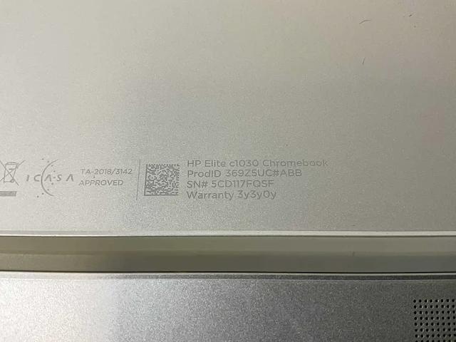 Hp elite c1030 13.3”, core(tm) i7 10th gen, 16 gb ram, 128 gb ssd touchscreen chromebook - afbeelding 7 van  7