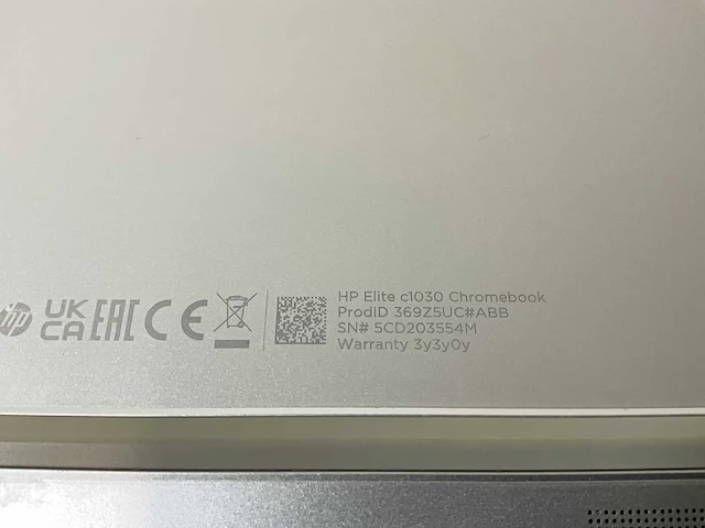 Hp elite c1030 13.3”, core(tm) i7 10th gen, 16 gb ram, 128 gb ssd touchscreen chromebook - afbeelding 7 van  7