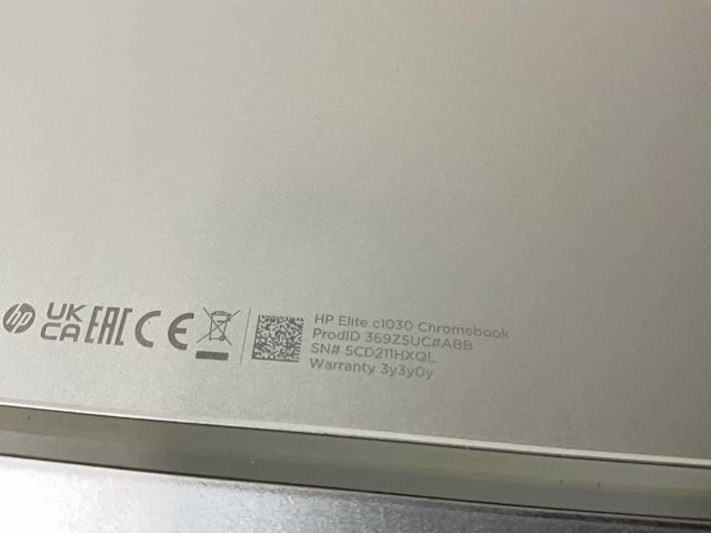 Hp elite c1030 13.3”, core(tm) i7 10th gen, 16 gb ram, 128 gb ssd touchscreen chromebook - afbeelding 7 van  8