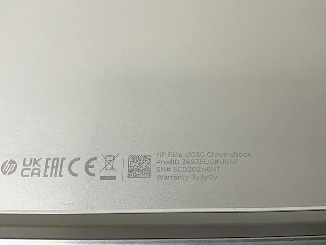Hp elite c1030 13.3”, core(tm) i7 10th gen, 16 gb ram, 128 gb ssd touchscreen chromebook - afbeelding 7 van  7