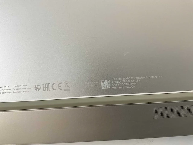 Hp elite c1030 13.5”, core(tm) i7 10th gen, 16 gb ram, 128 gb ssd chromebook - afbeelding 7 van  7