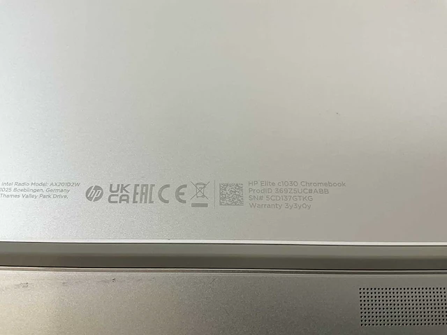 Hp elite c1030 13.5”, core(tm) i7 10th gen, 16 gb ram, 128 gb ssd chromebook - afbeelding 7 van  7