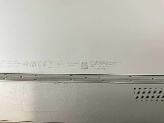 Hp elite c1030 13.5”, core(tm) i7 10th gen, 16 gb ram, 128 gb ssd chromebook - afbeelding 7 van  8