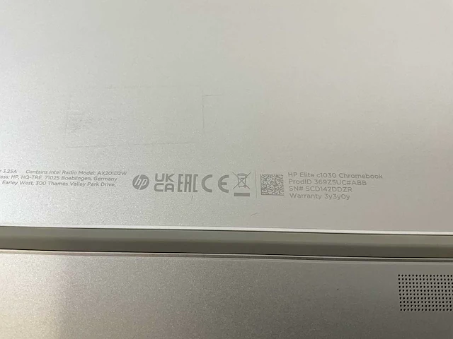 Hp elite c1030 13.5”, core(tm) i7 10th gen, 16 gb ram, 128 gb ssd chromebook - afbeelding 6 van  6