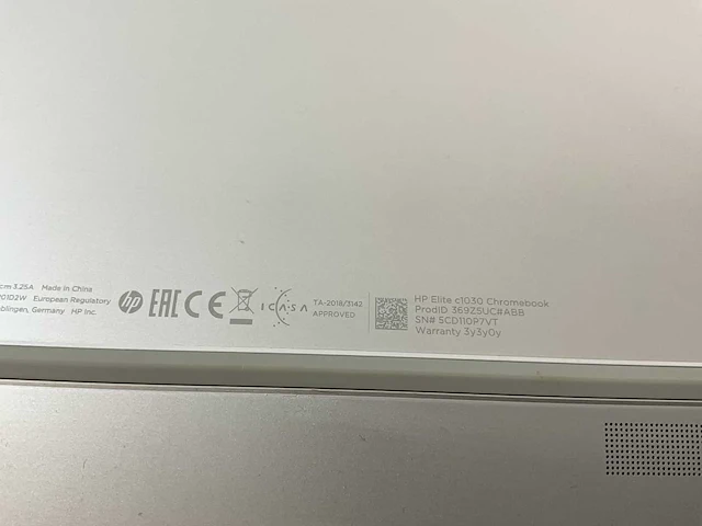 Hp elite c1030 13.5”, core(tm) i7 10th gen, 16 gb ram, 128 gb ssd chromebook - afbeelding 7 van  7