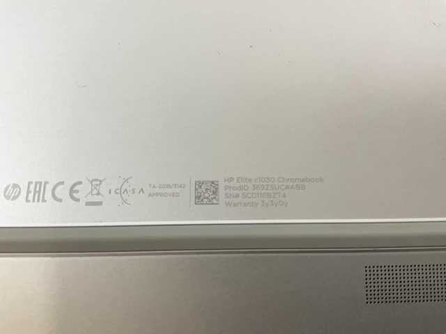 Hp elite c1030 13.5”, core(tm) i7 10th gen, 16 gb ram, 128 gb ssd chromebook - afbeelding 7 van  7