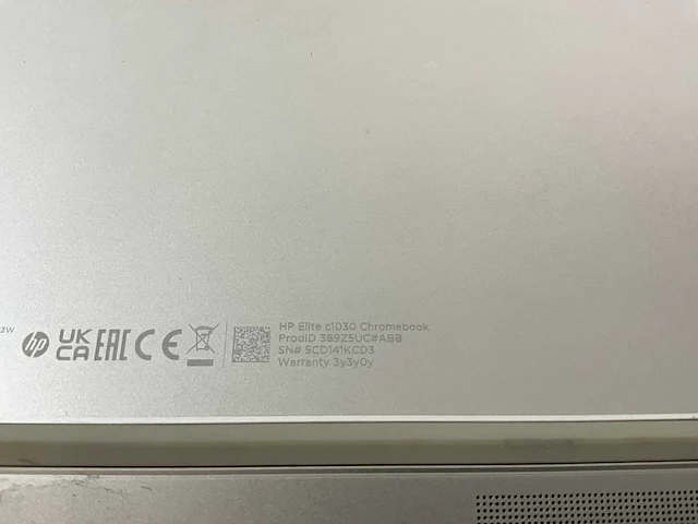 Hp elite c1030 13.5”, core(tm) i7 10th gen, 16 gb ram, 128 gb ssd chromebook - afbeelding 7 van  7