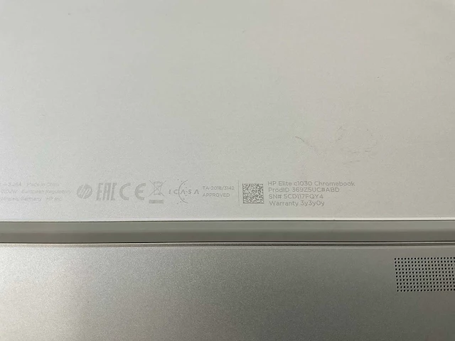 Hp elite c1030 13.5”, core(tm) i7 10th gen, 16 gb ram, 128 gb ssd chromebook - afbeelding 7 van  7