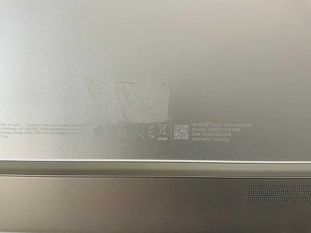 Hp elite c1030 13.5", core(tm) i7 10th gen, 16 gb ram, 128 gb ssd chromebooks (2x) - afbeelding 15 van  16