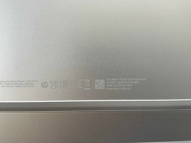Hp elite c1030 13.5", core(tm) i7 10th gen, 16 gb ram, 128 gb ssd chromebooks (2x) - afbeelding 14 van  15