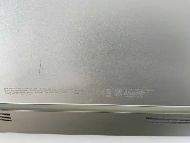Hp elite c1030 13.5", core(tm) i7 10th gen, 16 gb ram, 128 gb ssd chromebooks (2x) - afbeelding 14 van  15