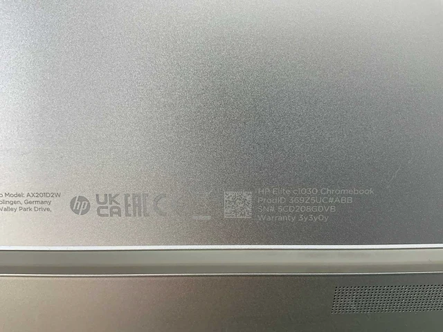 Hp elite c1030 13.5", core(tm) i7 10th gen, 16 gb ram, 128 gb ssd chromebooks (2x) - afbeelding 14 van  15