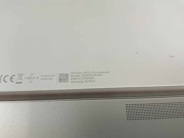 Hp elite c1030 13.5", core(tm) i7 10th gen, 16 gb ram, 128 gb ssd touchscreen chromebook - afbeelding 7 van  7
