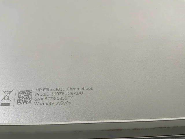 Hp elite c1030 13.5", core(tm) i7 10th gen, 16 gb ram, 128 gb ssd touchscreen chromebook - afbeelding 7 van  7