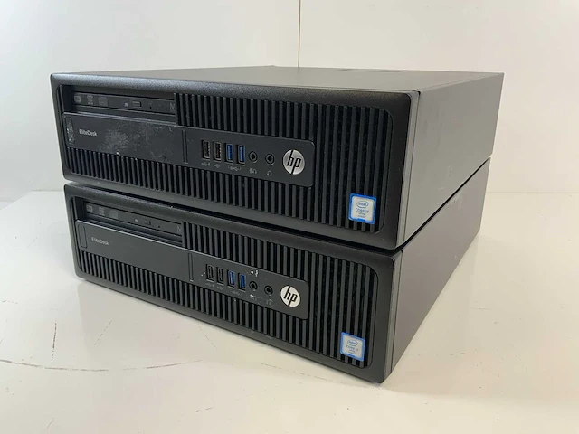 Hp elite desk 800 g2 sff, core(tm) i7 6th gen, 16 gb ram, 128 gb ssd desktops (2x) - afbeelding 2 van  5