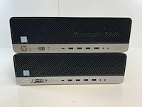Hp elite desk 800 g5 sff, core(tm) i5 9th gen, 16 gb ram, 128 gb nvme desktops (2x) - afbeelding 1 van  5