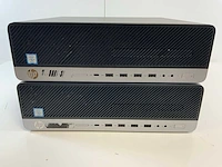 Hp elite desk 800 g5 sff, core(tm) i5 9th gen, 16 gb ram, 128 gb nvme desktops (2x) - afbeelding 1 van  5