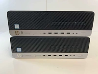 Hp elite desk 800 g5 sff, core(tm) i5 9th gen, 16 gb ram, 128 gb nvme desktops (2x) - afbeelding 1 van  5