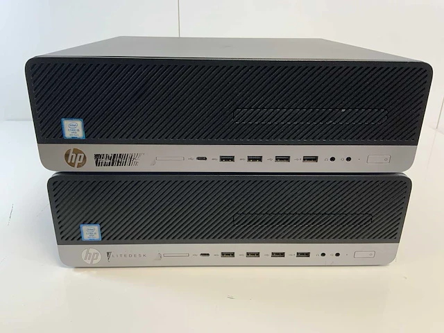 Hp elite desk 800 g5 sff, core(tm) i5 9th gen, 16 gb ram, 128 gb nvme desktops (2x) - afbeelding 1 van  5