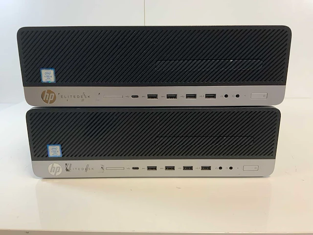 Hp elite desk 800 g5 sff, core(tm) i5 9th gen, 16 gb ram, 128 gb nvme desktops (2x) - afbeelding 1 van  5