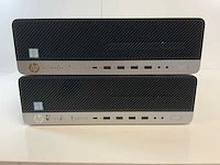 Hp elite desk 800 g5 sff, core(tm) i5 9th gen, 16 gb ram, 128 gb nvme desktops (2x) - afbeelding 1 van  5