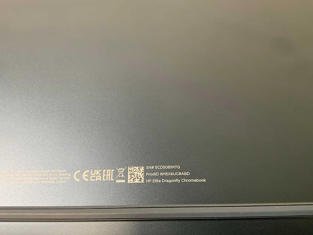 Hp elite dragonfly 13.5”, core(tm) i7 12th gen, 32 gb ram, 512 gb ssd chromebook - afbeelding 8 van  8