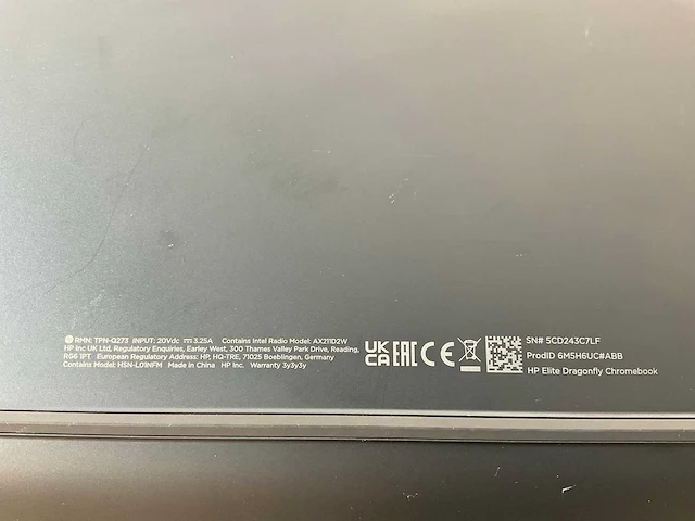 Hp elite dragonfly 13.5”, core(tm) i7 12th gen, 32 gb ram, 512 gb ssd chromebook - afbeelding 7 van  7