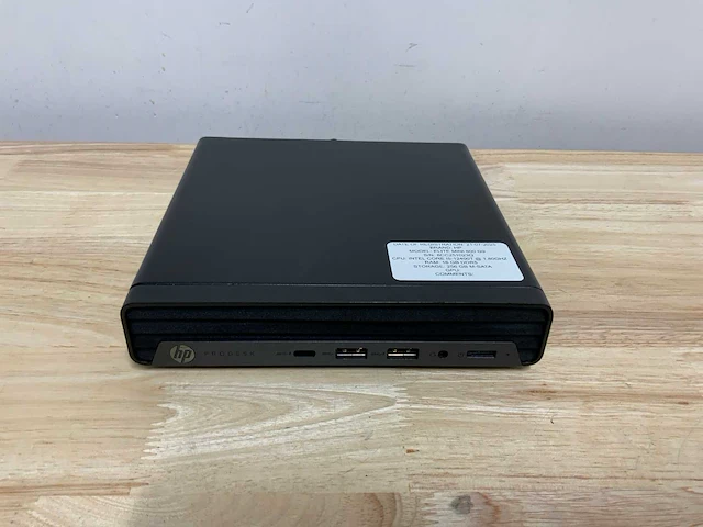 Hp elite mini 600 g9(i5-gen12) desktop - afbeelding 1 van  4