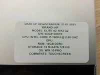 Hp elite x2 (i7) tablet (2x) - afbeelding 8 van  8