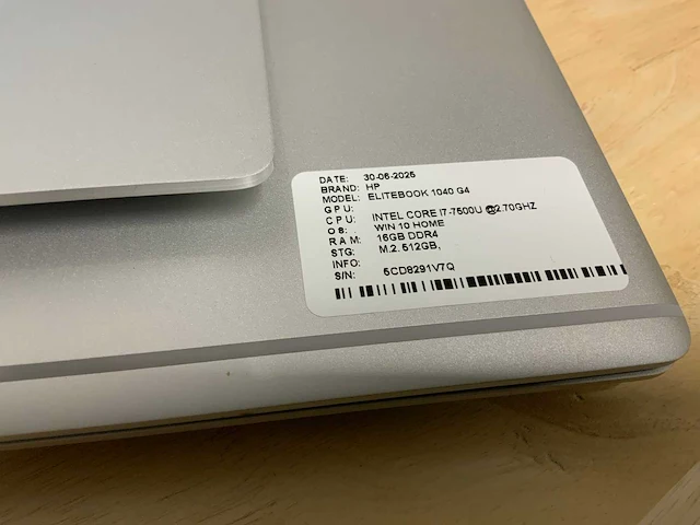 Hp elitebook 1040 g4 laptop (2x) - afbeelding 2 van  3