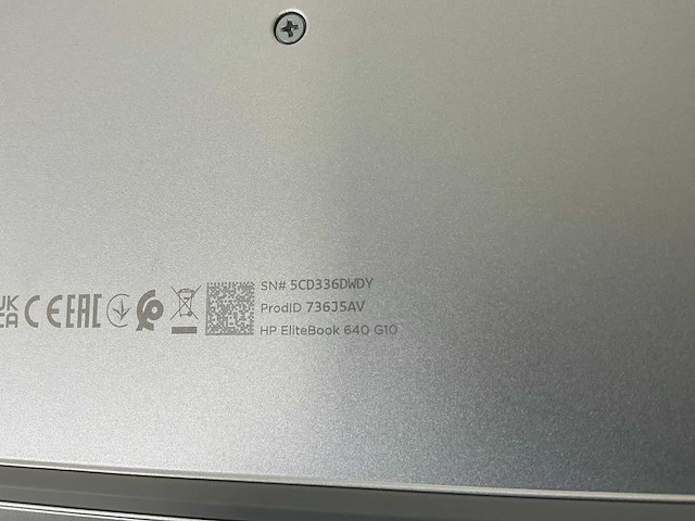 Hp elitebook 640 g10 14”, core(tm) i5 13th gen, 32 gb ram, 256 gb nvme laptop - afbeelding 7 van  7