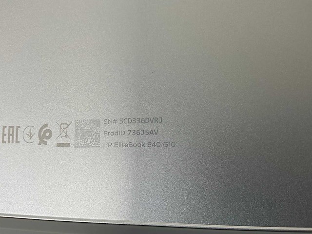 Hp elitebook 640 g10 14”, core(tm) i5 13th gen, 32 gb ram, 256 gb nvme laptop - afbeelding 7 van  7