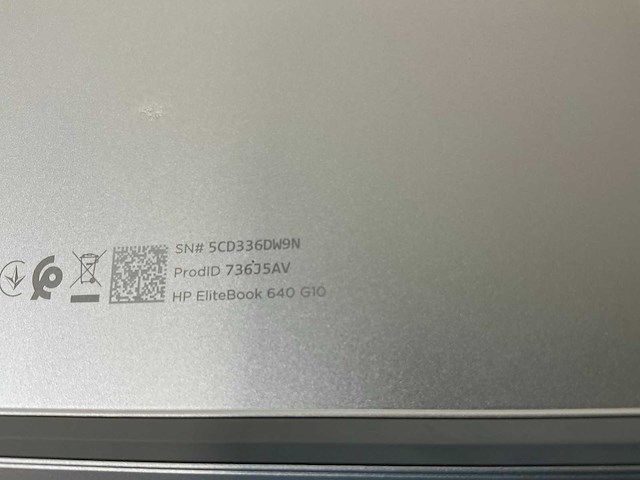 Hp elitebook 640 g10 14”, core(tm) i5 13th gen, 32 gb ram, 256 gb nvme laptop - afbeelding 7 van  7