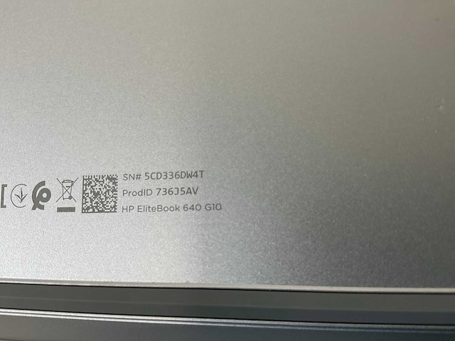 Hp elitebook 640 g10 14”, core(tm) i5 13th gen, 32 gb ram, 256 gb nvme laptop - afbeelding 7 van  7