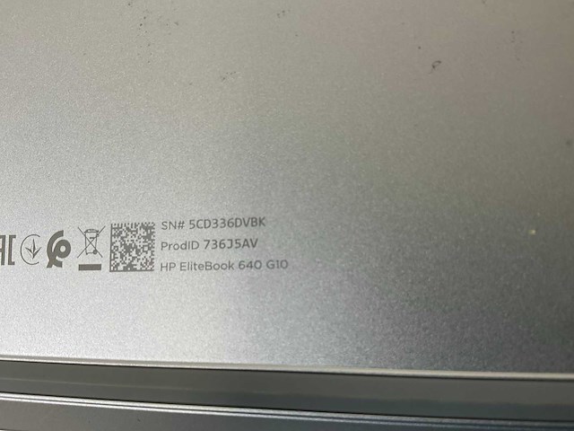 Hp elitebook 640 g10 14”, core(tm) i5 13th gen, 32 gb ram, 256 gb nvme laptop - afbeelding 7 van  7