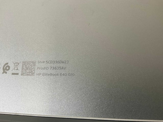 Hp elitebook 640 g10 14”, core(tm) i5 13th gen, 32 gb ram, 256 gb nvme laptop - afbeelding 7 van  7