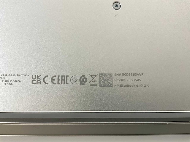 Hp elitebook 640 g10 14”, core(tm) i5 13th gen, 32 gb ram, 256 gb nvme laptop - afbeelding 7 van  7