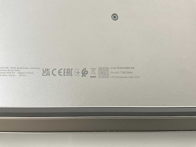 Hp elitebook 640 g10 14”, core(tm) i5 13th gen, 32 gb ram, 256 gb nvme laptop - afbeelding 7 van  7